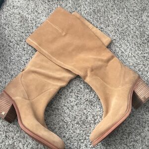 Tan Knee-High Women's Boots